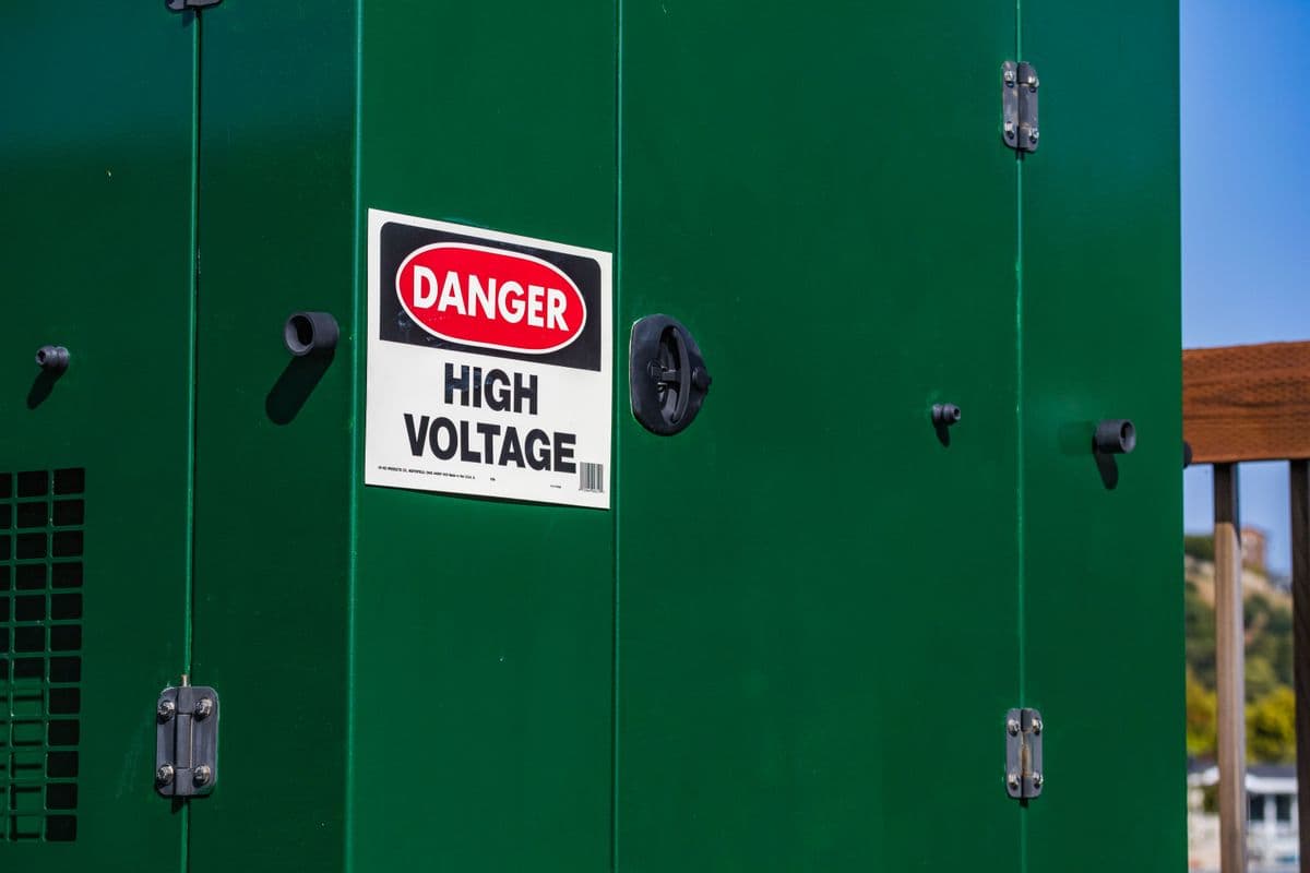 Utilities at an Iron Guard Lodging workforce camp